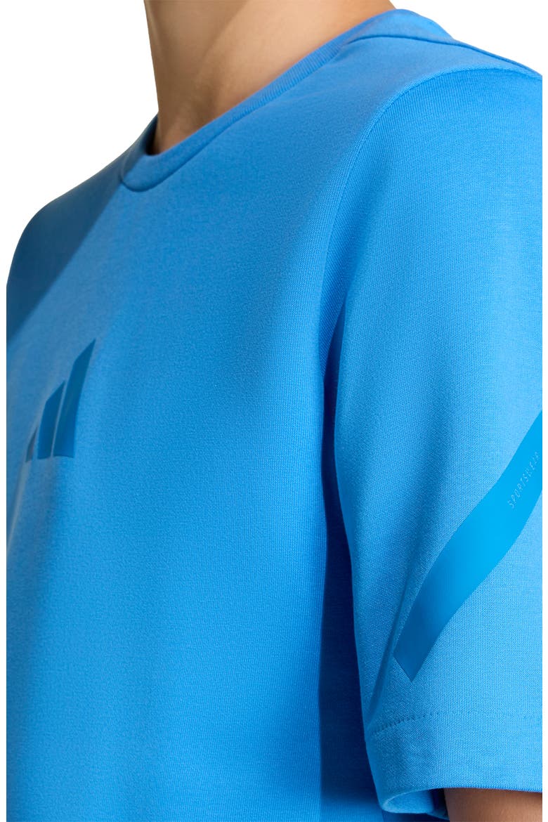 Kids' Z.N.E. Logo T-Shirt, Alternate, color, RAY BLUE/ BRIGHT ROYAL
