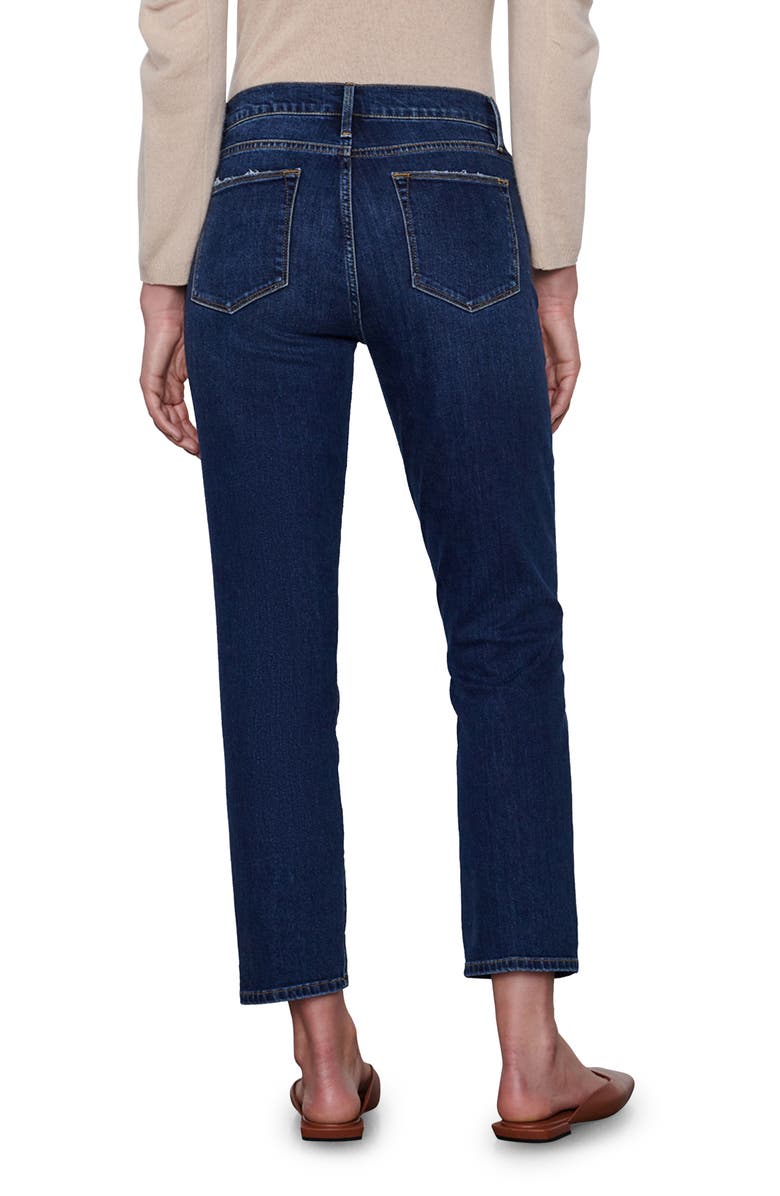 FRAME Le High Ankle Straight Leg Jeans, Alternate, color, Rosalie