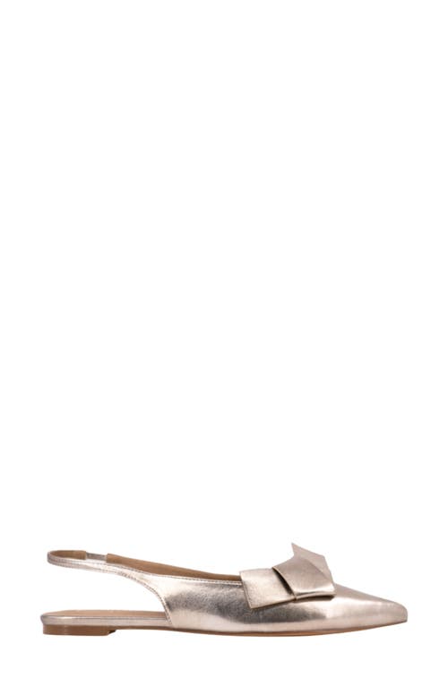 Shushop Audrey Pointed Toe Slingback Flat
