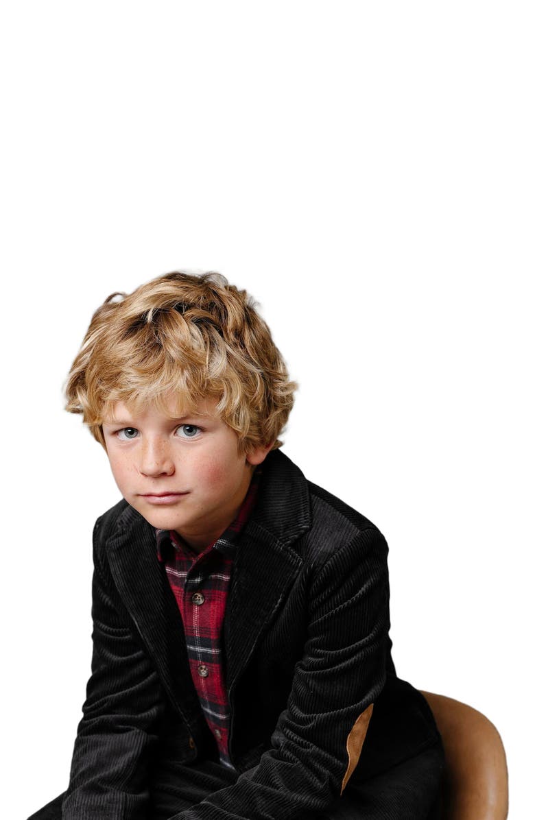 Hope & Henry Boys' Organic Flannel Shirt, Kids, Alternate, color, 