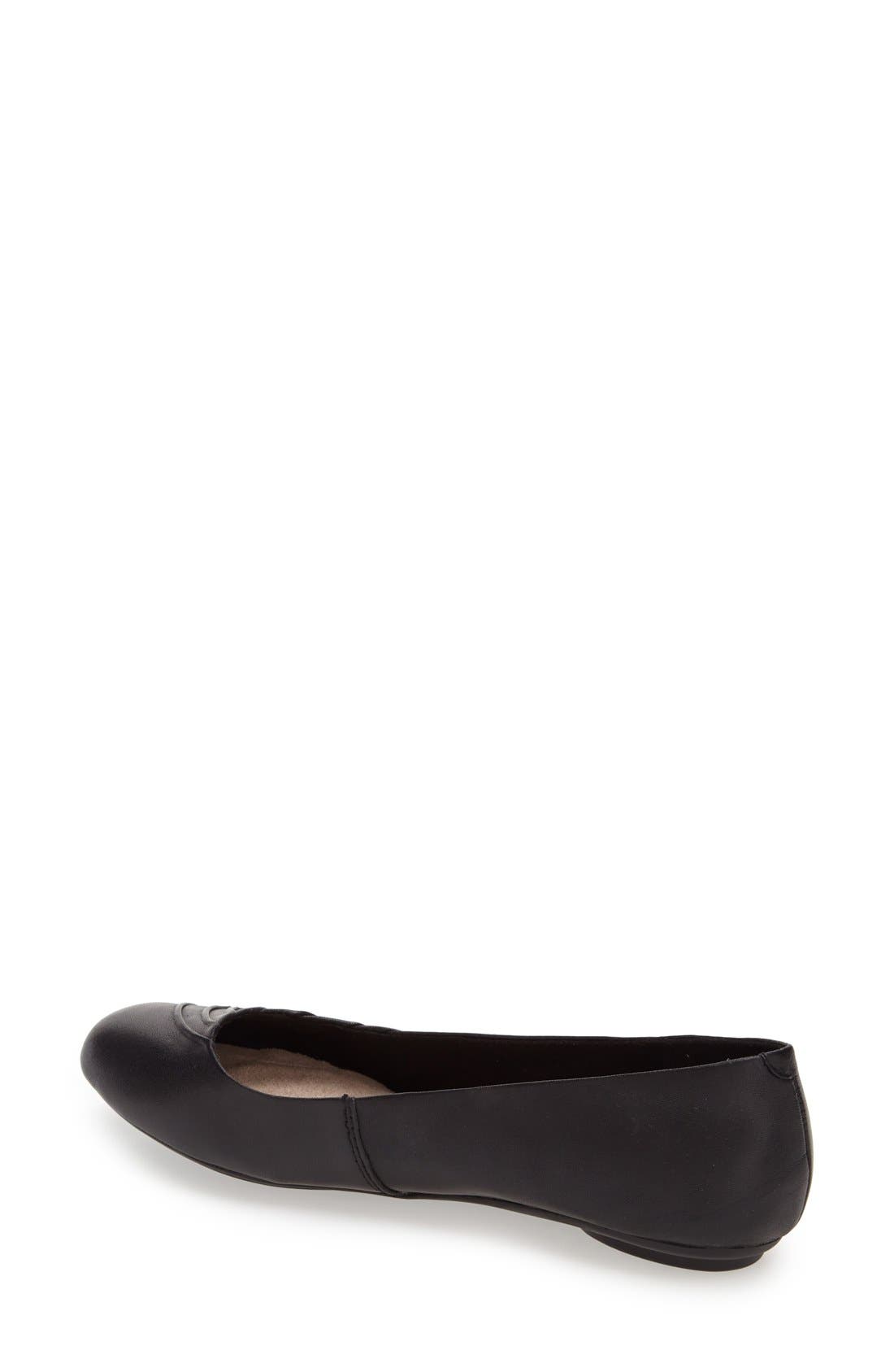 Hush Puppies<sup>®</sup> 'Zella Chase' Ballet Flat, Alternate, color, 