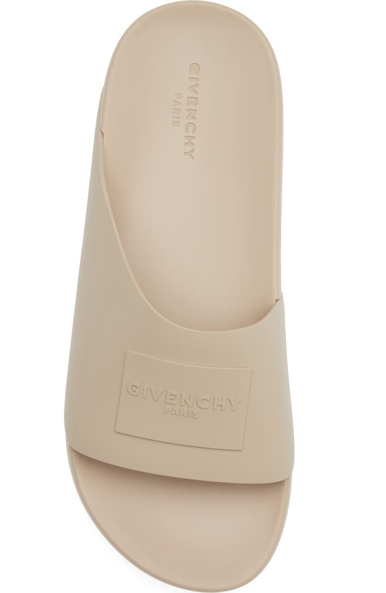 Givenchy Label Molded Slide Sandal, Alternate, color,