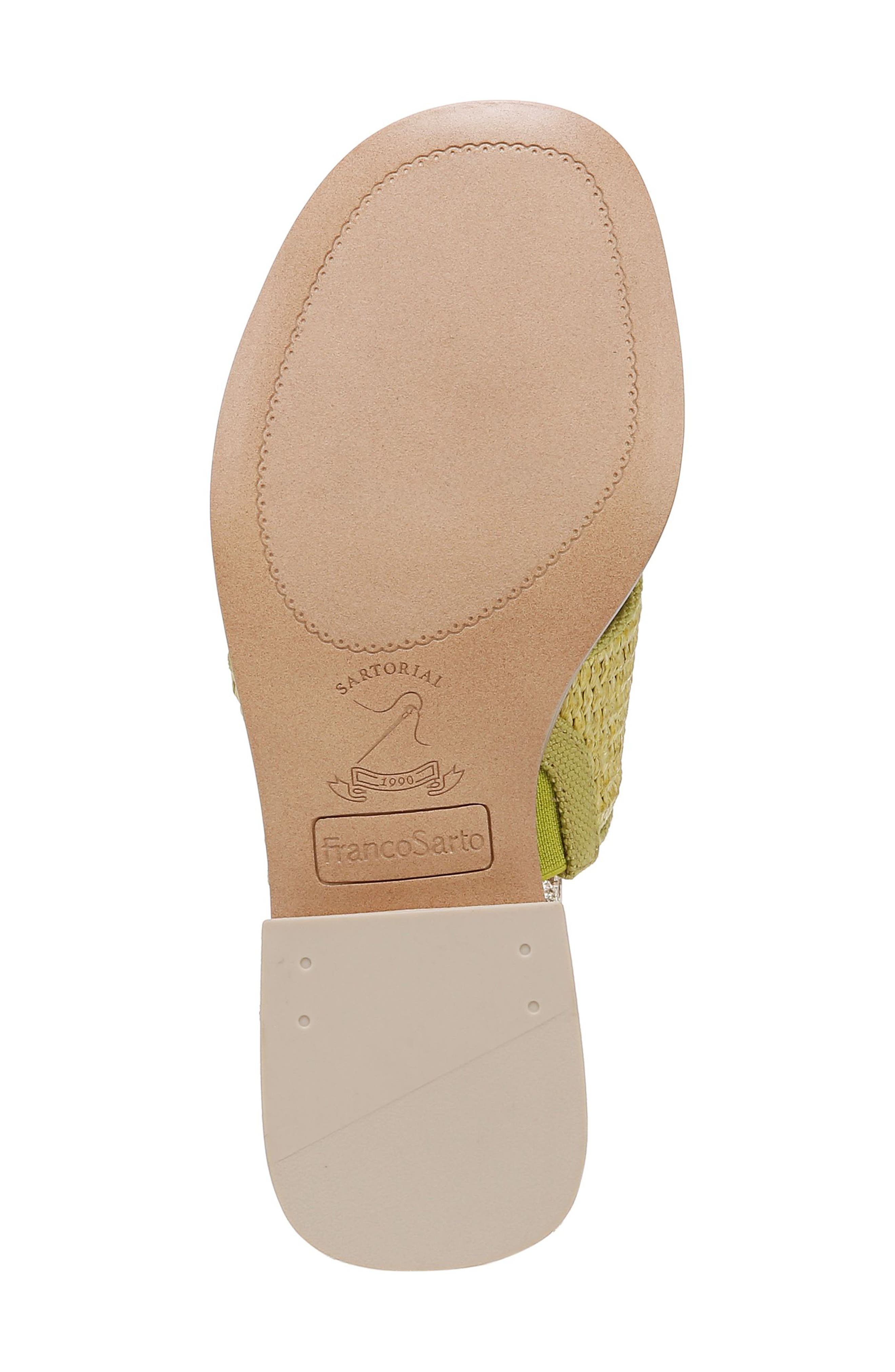Franco Sarto Sia Slide Sandal, Alternate, color, Green