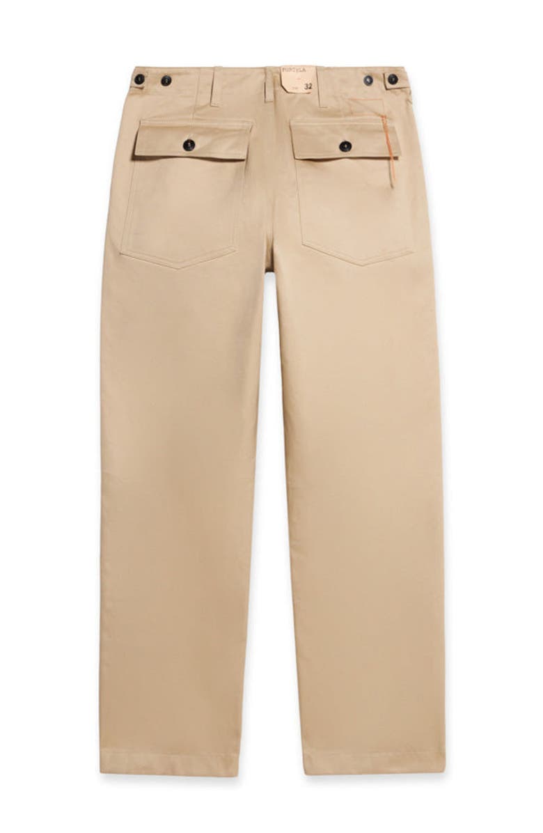 Fortela Newfatigue Heavyweight Cotton Gabardine Fatigue Pants, Alternate, color, Natural