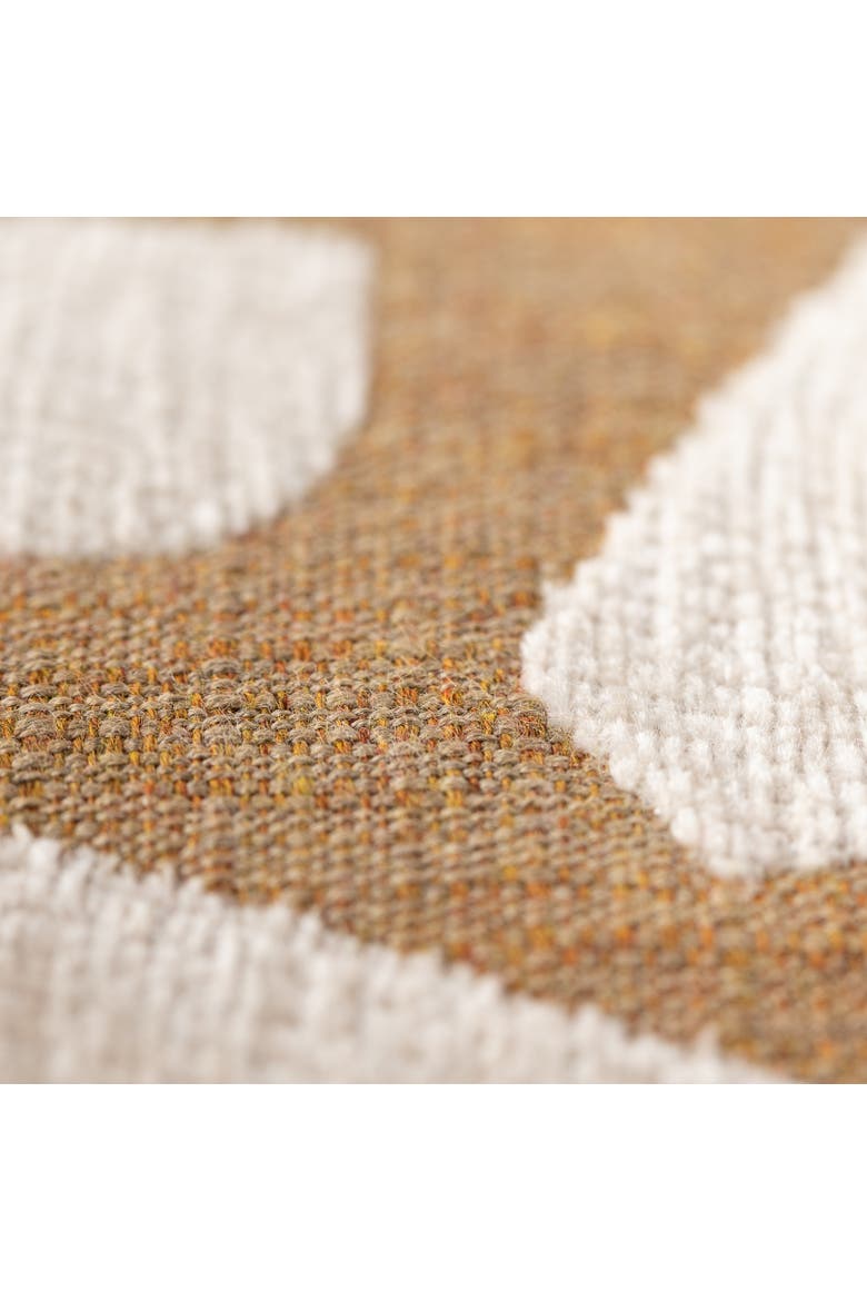 Fascination Caramel Chenille Indoor & Outdoor Woven Accent Pillow, Alternate, color, Caramel