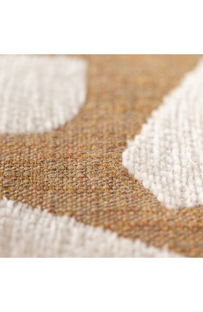 Elaine Smith Fascination Caramel Indoor & Outdoor Woven Accent Orb Pillow, Alternate, color, Caramel
