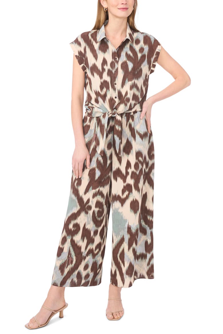 Crinkle Wide Leg Pants, Alternate, color, MOCHA BROWN