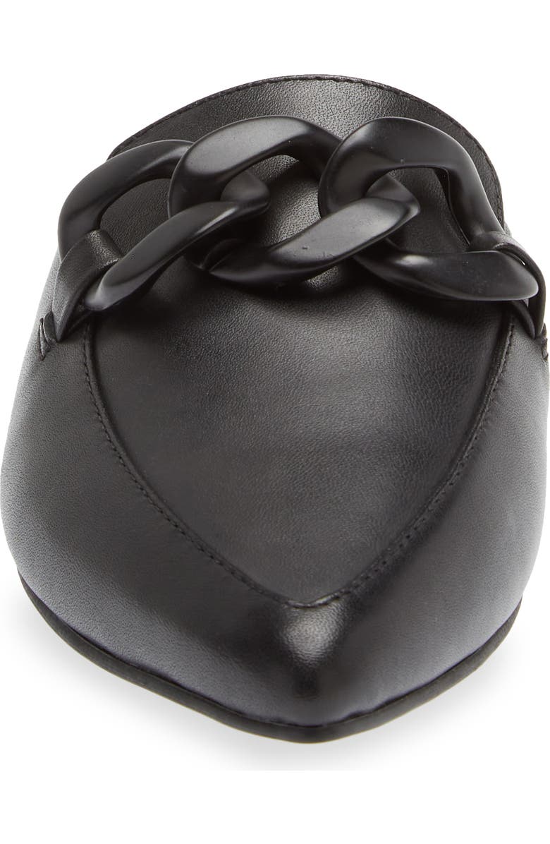 Steve Madden Fleur Pointed Toe Mule, Alternate, color, Black Leather