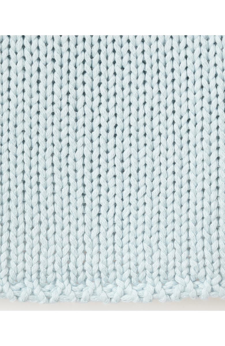 MANGO TEEN Knit Sleeveless Top with Scarf, Alternate, color, Blue