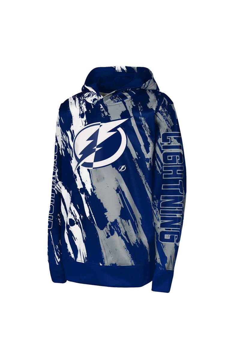 Outerstuff Youth Blue Tampa Bay Lightning Master Snipe Pullover Hoodie, Alternate, color, 