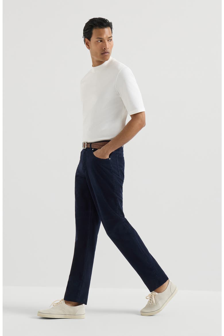 Five-pocket trousers, Alternate, color, Dark Denim