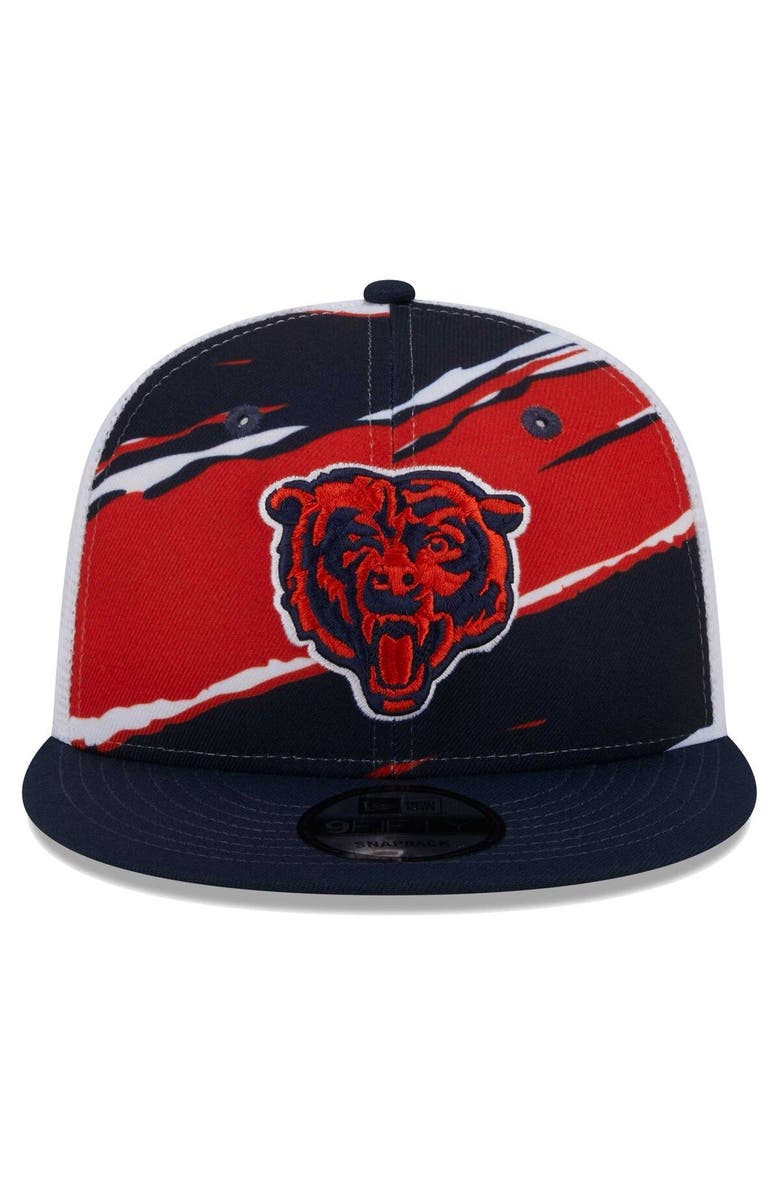New Era Men's New Era Navy Chicago Bears Tear Trucker 9FIFTY Snapback Hat, Alternate, color, Navy