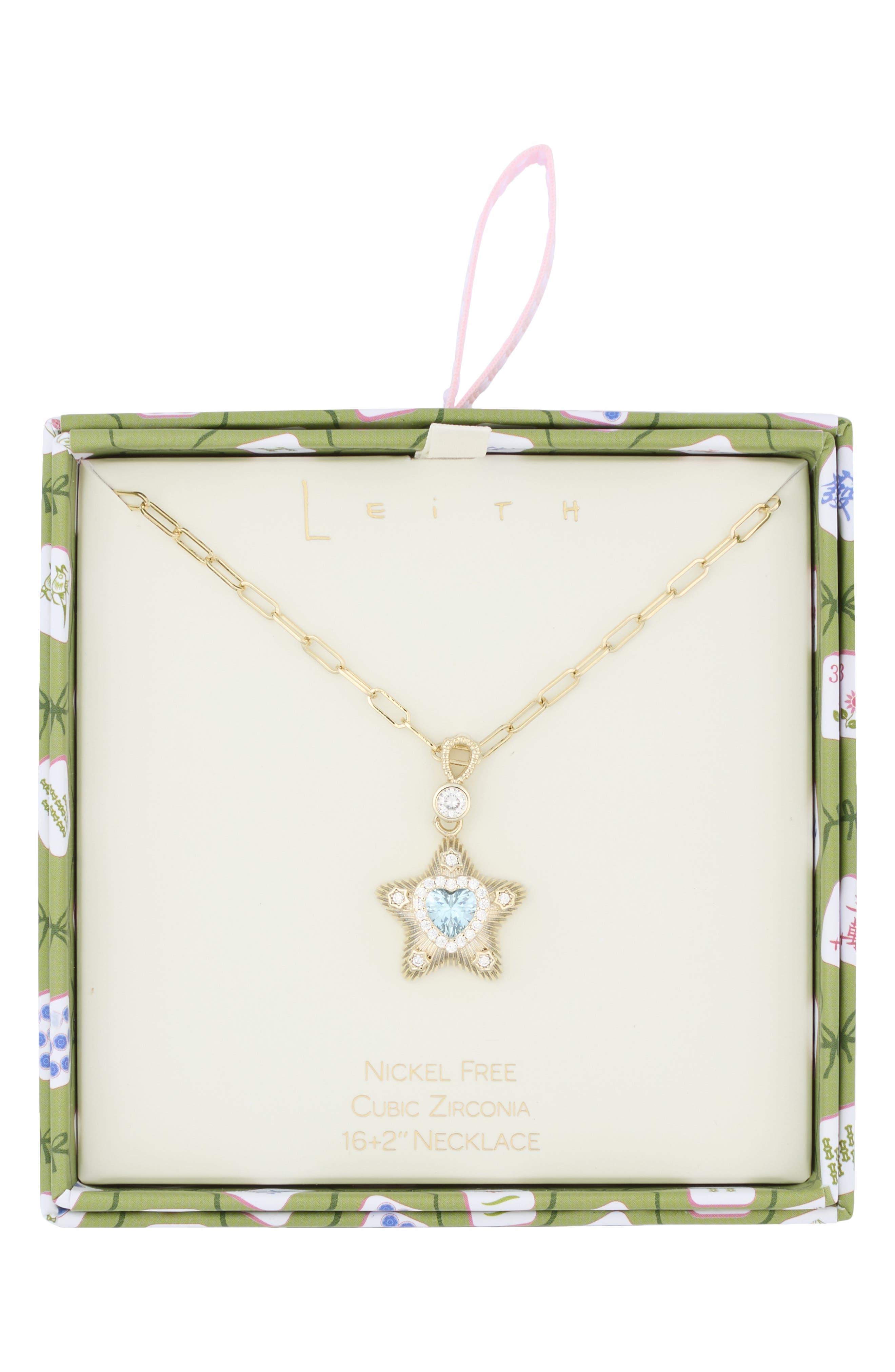 Puffy Star Pendant Necklace