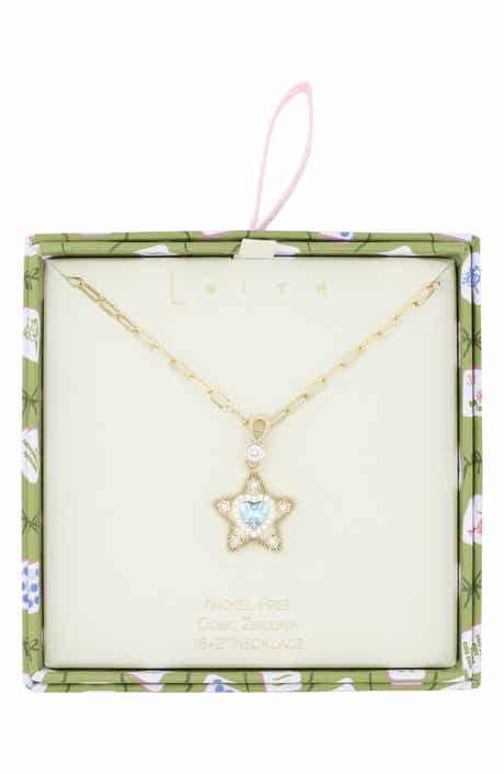 Puffy Star Pendant Necklace