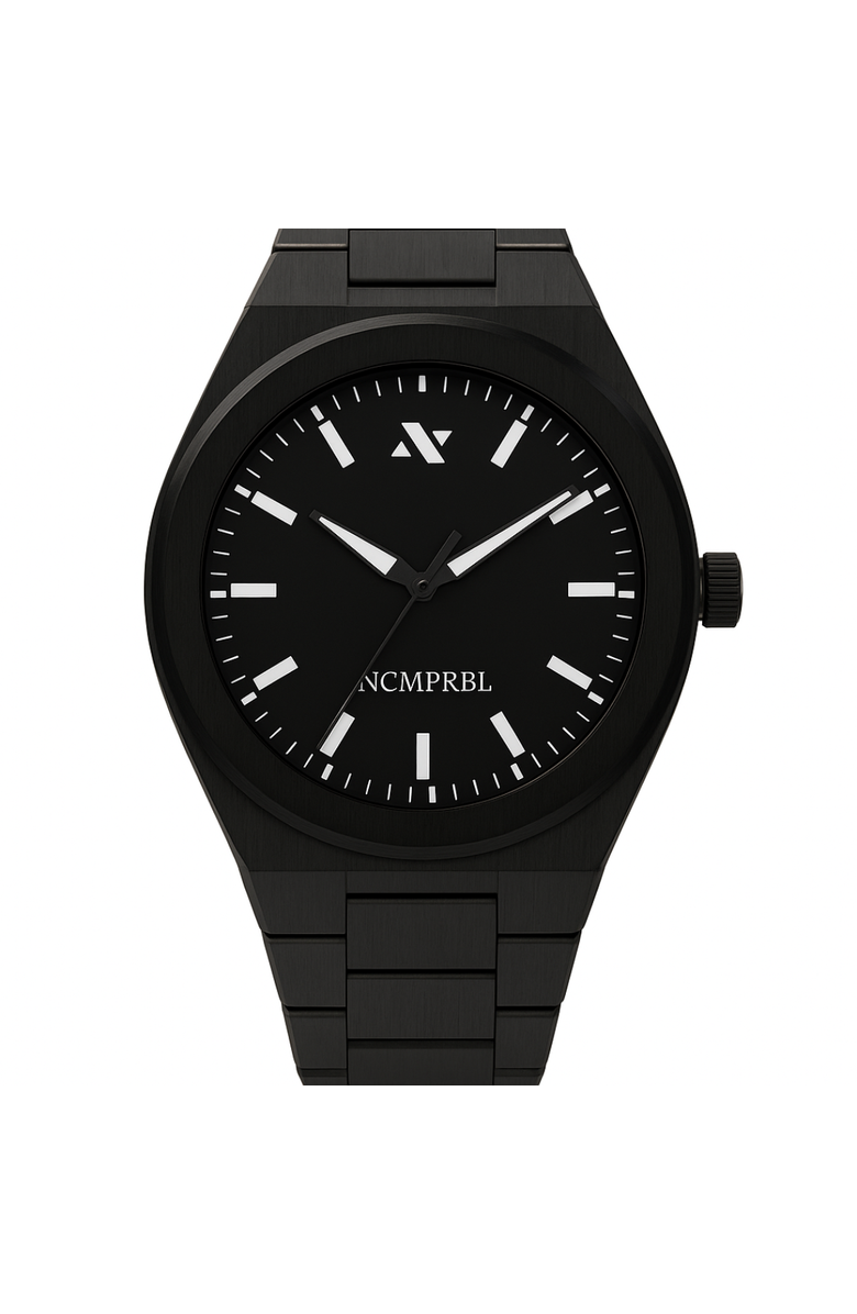 NCMPRBL Elevate Link Phantom Bracelet Watch, 42MM, Main, color, Black/Silver