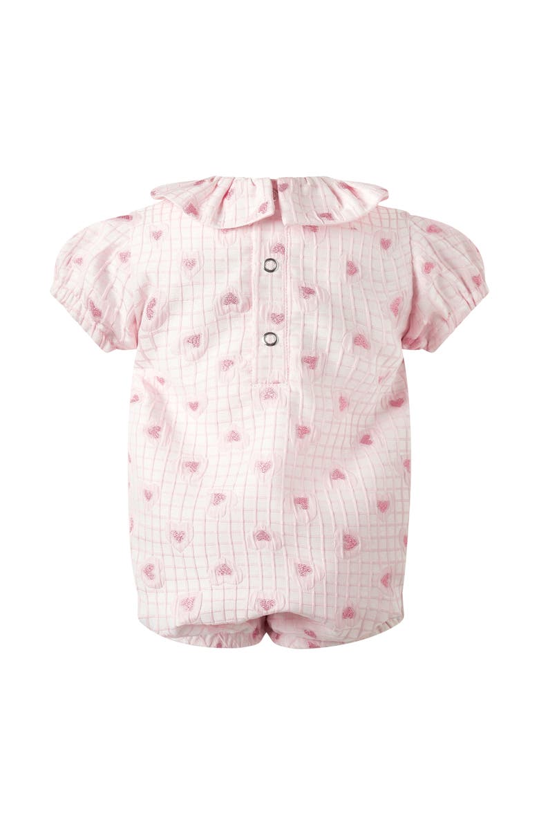 Rachel Riley Heart Check Damask Bubble, Alternate, color, Pink