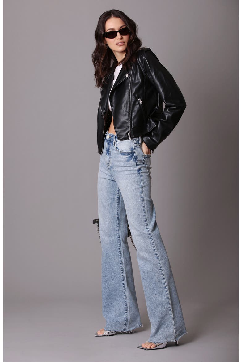 Faux-Ever Leather™ Essential Biker Jacket, Alternate, color, BLACK