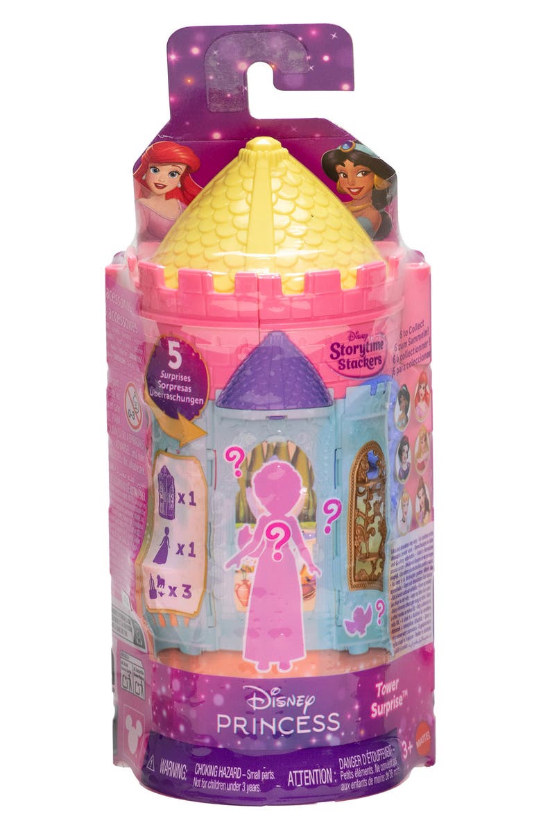 Disney Princess Tower Mystery Small Doll & Stacking Playset with 5 Surprises, Main, color,