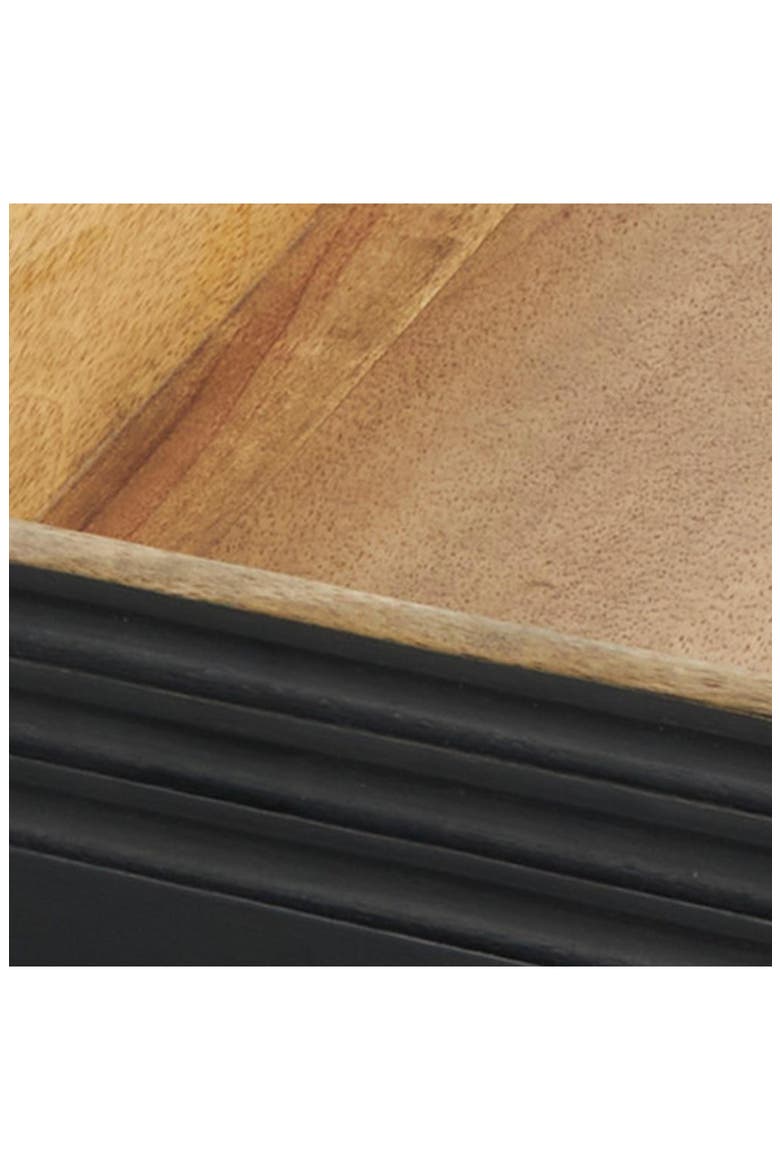 Set of 2 Wooden Trays, Alternate, color, BROWN MULTI