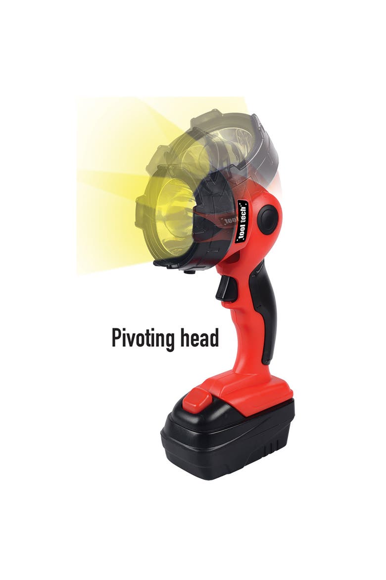 Toy Power Drill and Worklight Set, Alternate, color, Red