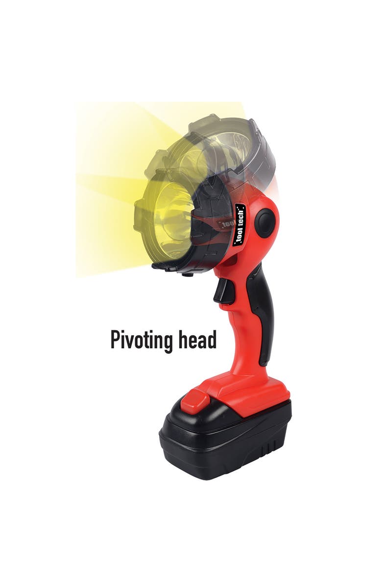 Red Box Toy Power Drill and Worklight Set, Alternate, color, Red
