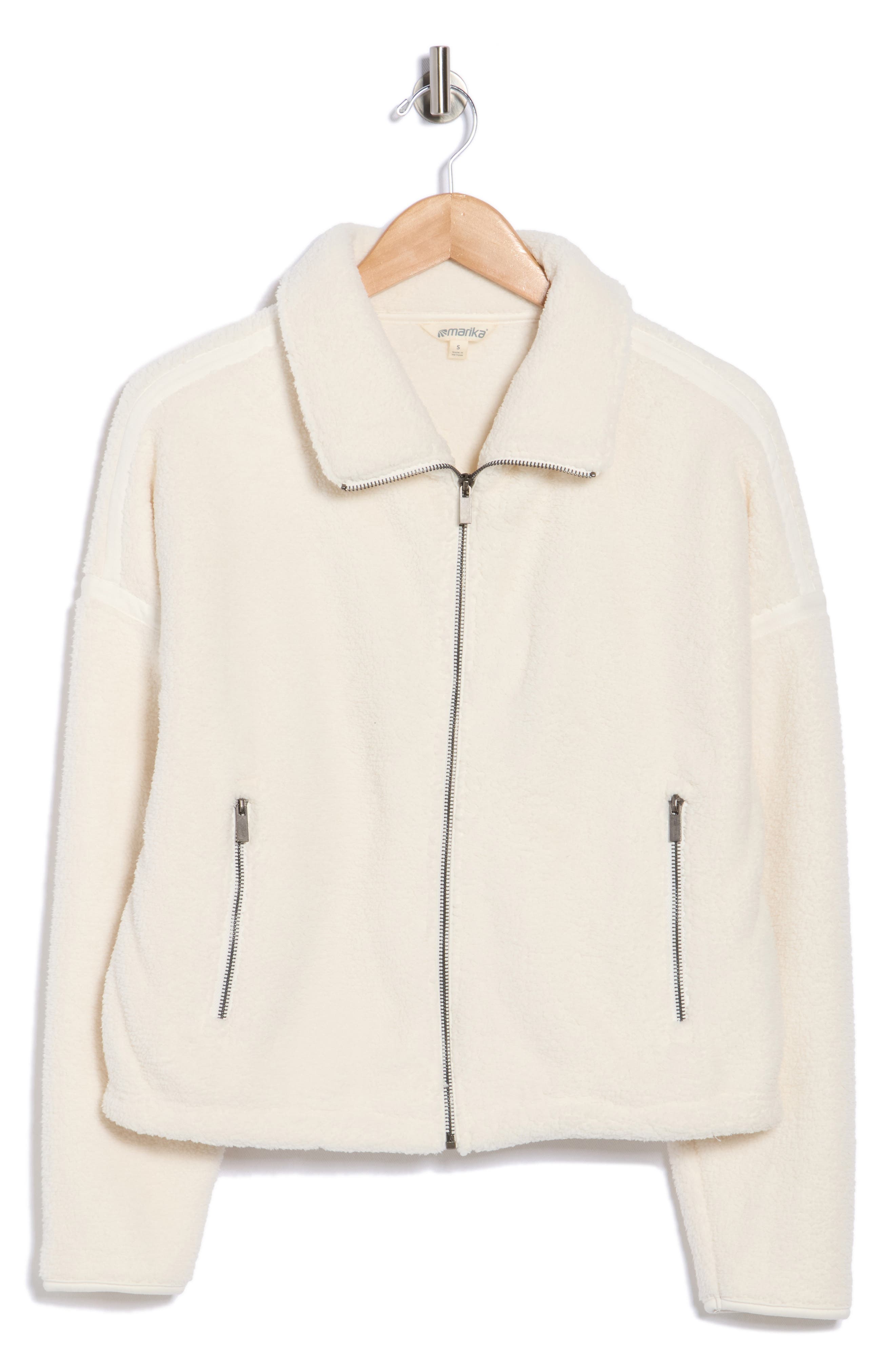 MARIKA Blair Faux Shearling Zip Jacket