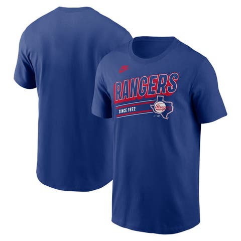 Men's Nike  Royal Texas Rangers Cooperstown Collection Retro T-Shirt