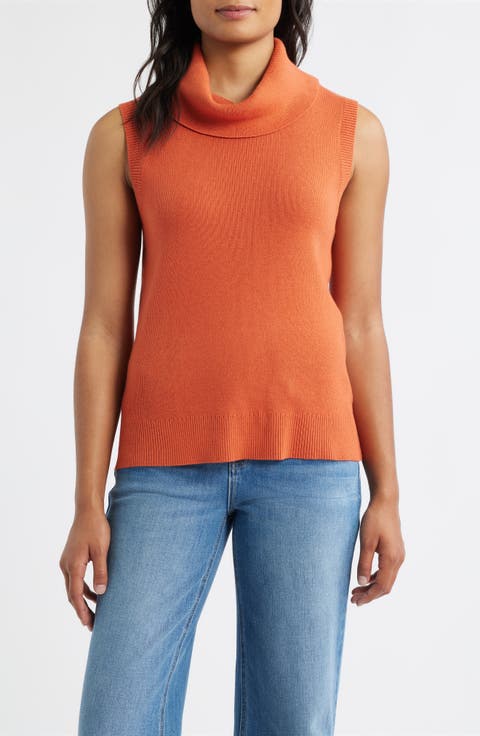 Turtleneck Sleeveless Sweater