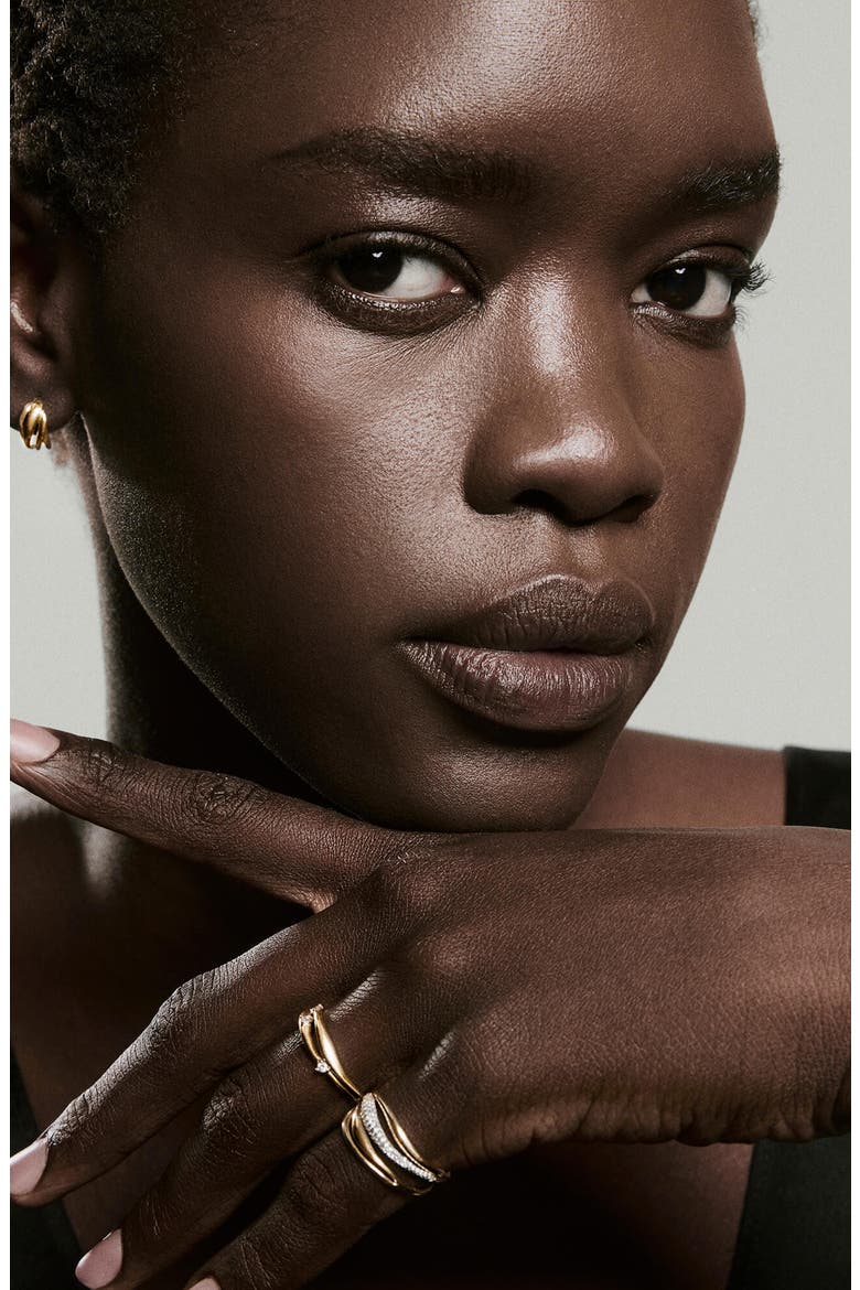 Open Dôme Lab Grown Diamond Ring, Alternate, color, Yellow Salmon Gold