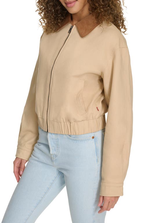 Levi's Laydown Collar Jacket In Tan