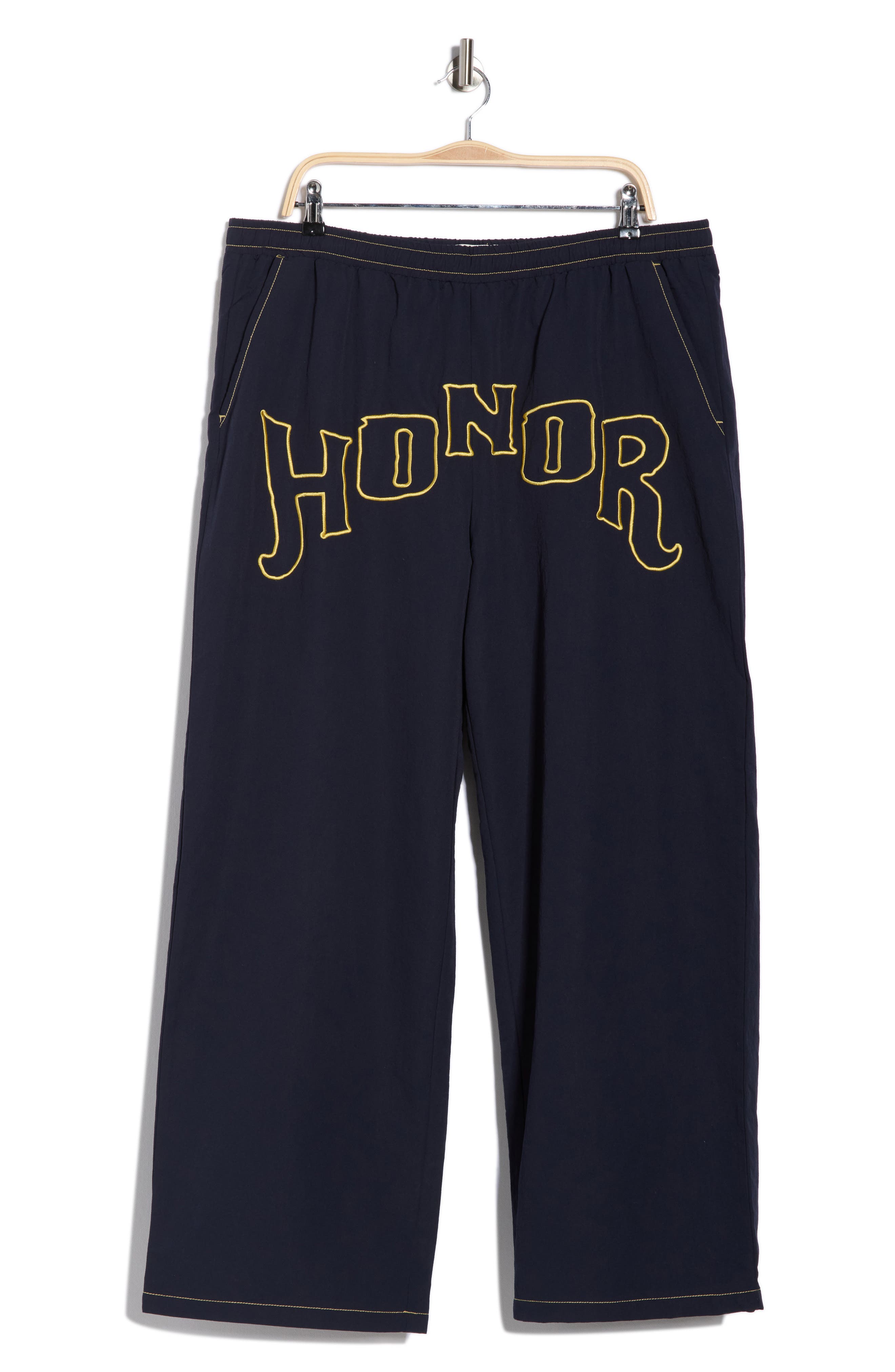 HONOR THE GIFT Puff Letter Woven Pants