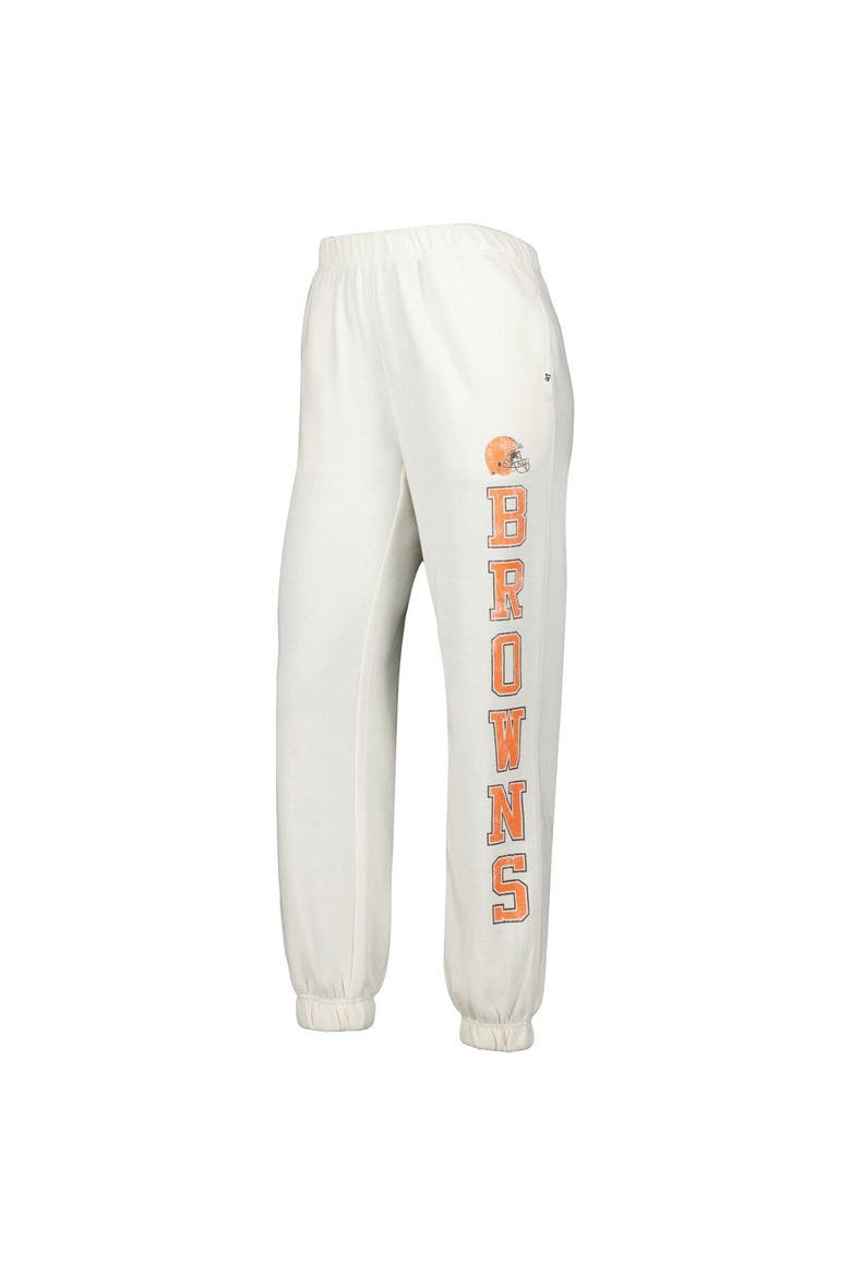 Women's '47 Oatmeal Cleveland Browns Harper Joggers, Alternate, color, Oatmeal