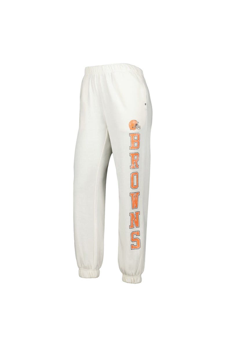'47 Women's '47 Oatmeal Cleveland Browns Harper Joggers, Alternate, color, Oatmeal
