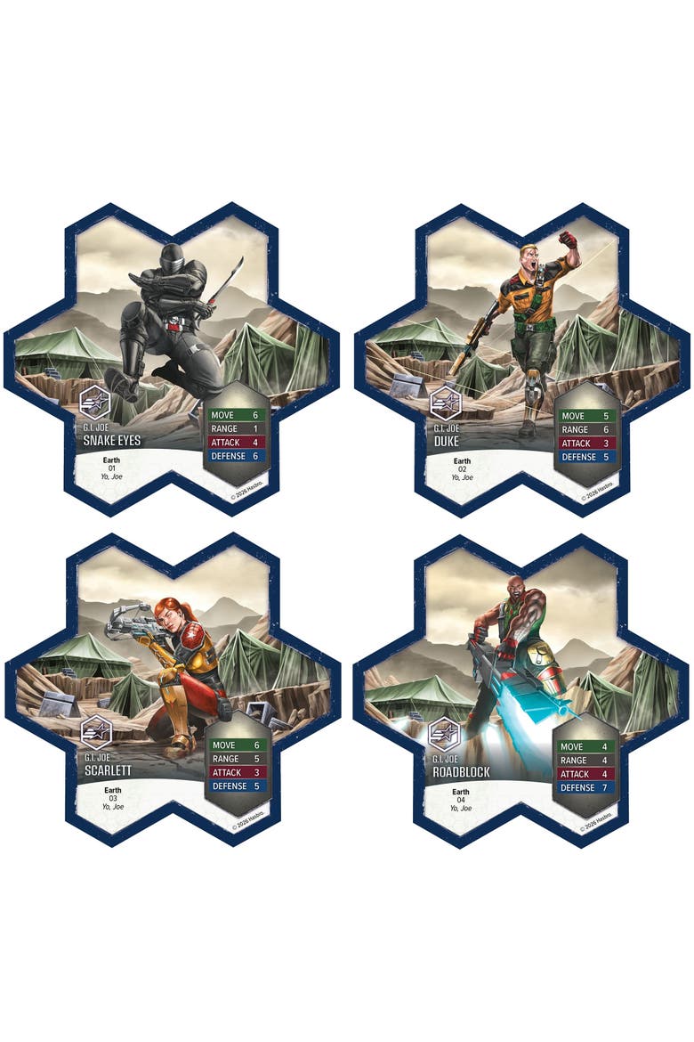 GI JOE Heroscape, Rumble at the Rift Battle Box, 8 Miniatures, Alternate, color, Multicolored