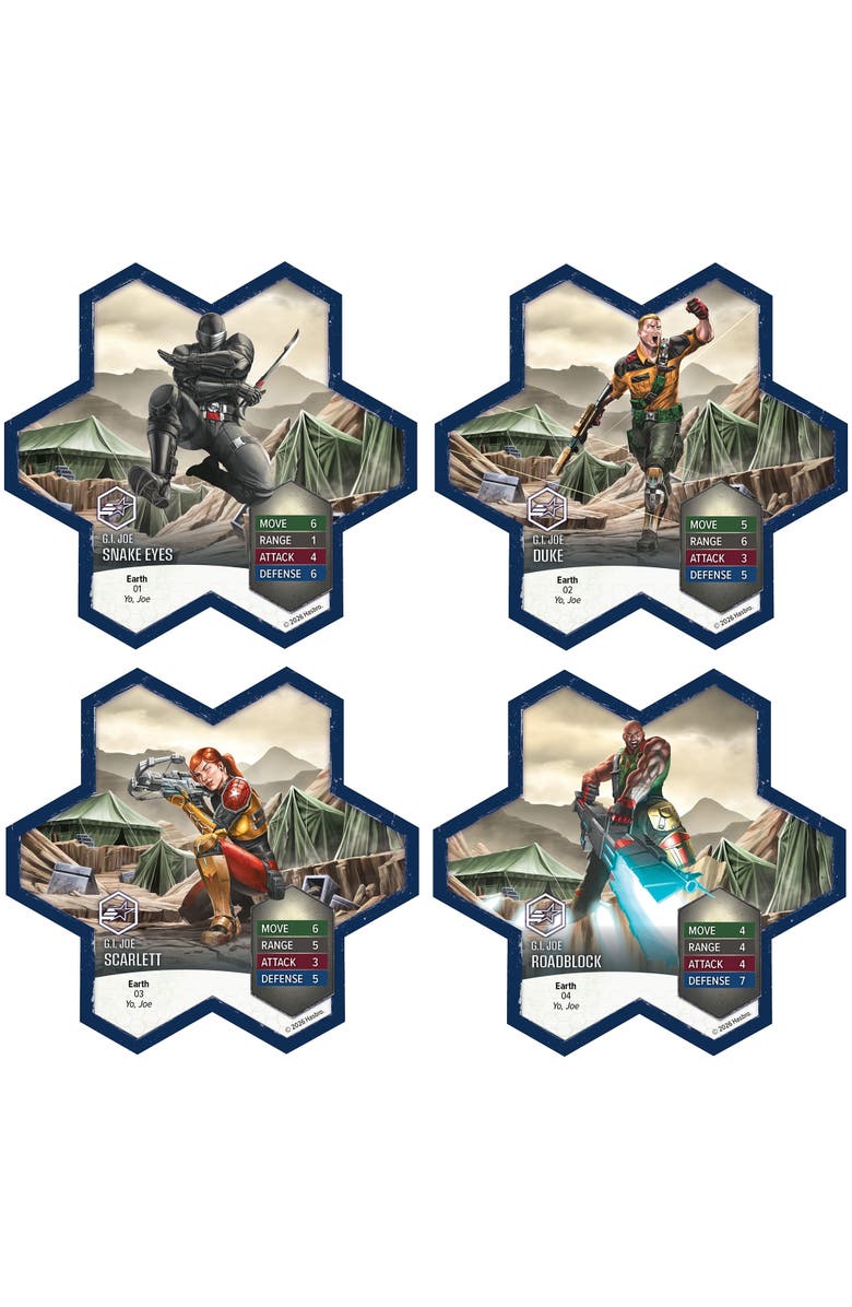 Renegade Game Studios GI JOE Heroscape, Rumble at the Rift Battle Box, 8 Miniatures, Alternate, color, Multicolored