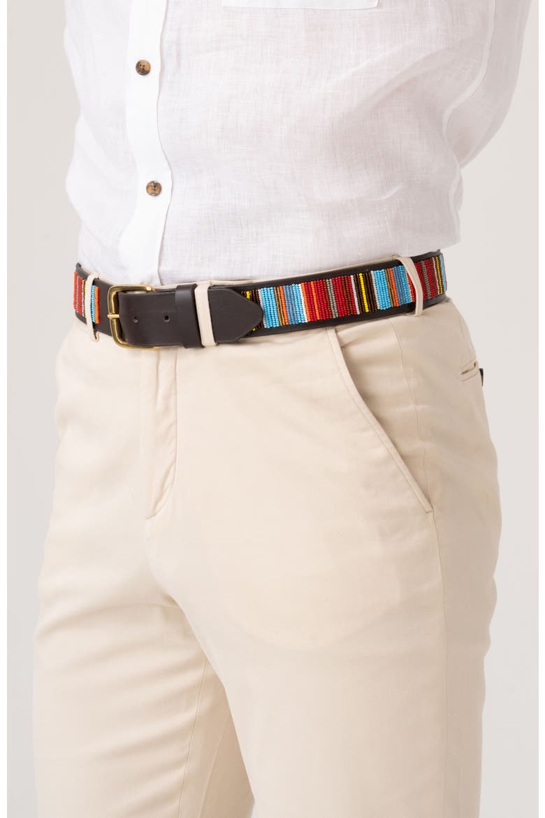 Maasai Beaded Belt, Alternate, color, RED