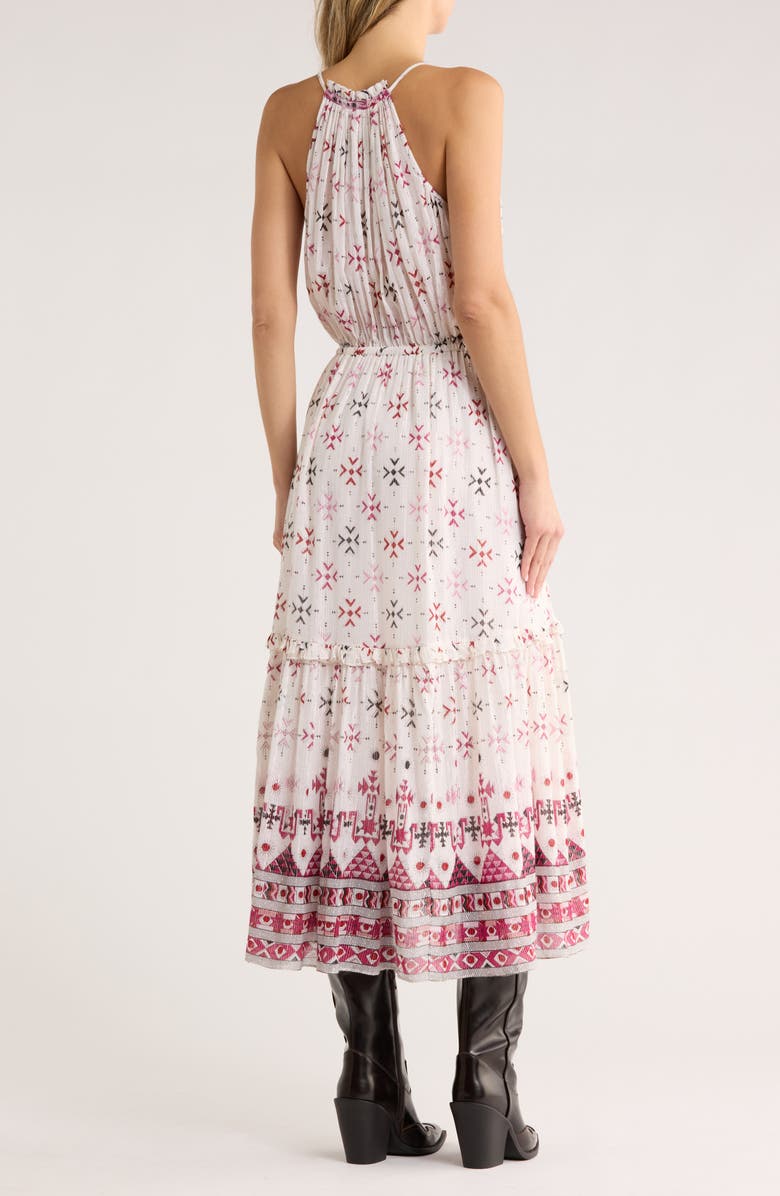 Isabel Marant Étoile Kabelino Cotton Blend Midi Sundress, Alternate, color, White