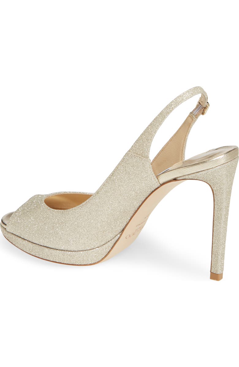Jimmy Choo Nova Metallic Slingback Sandal, Alternate, color,