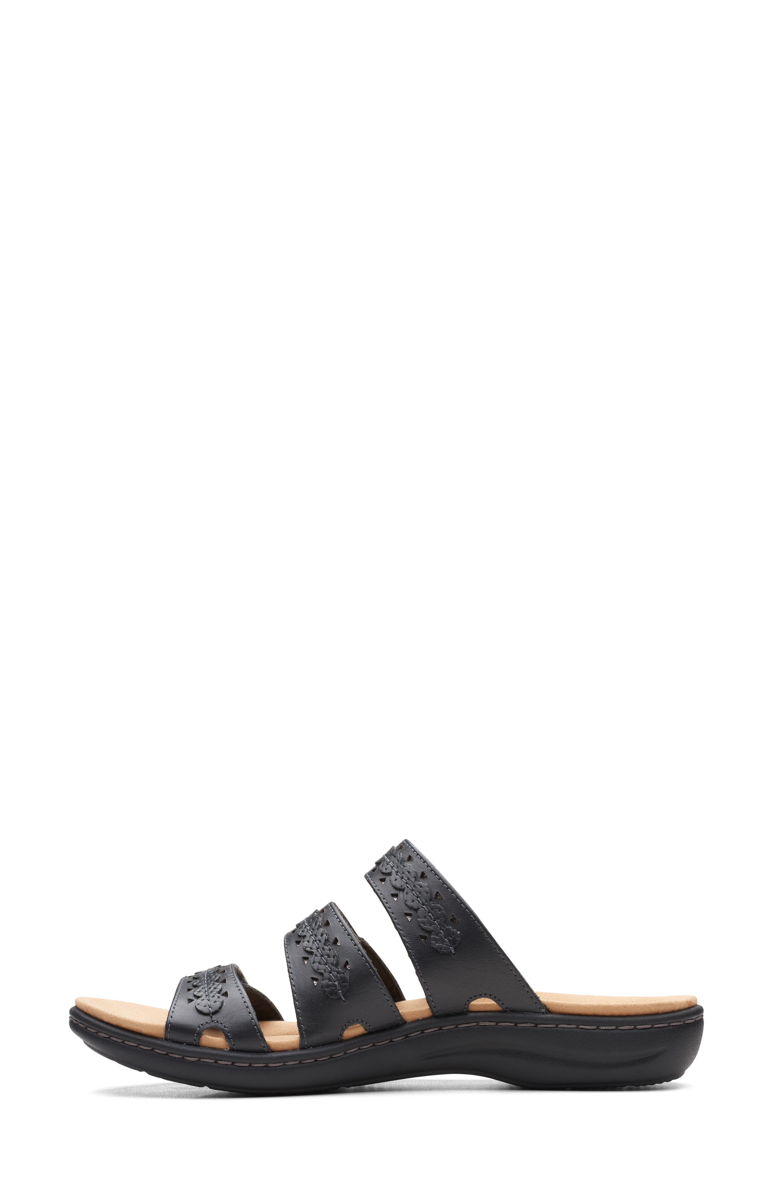 Clarks<sup>®</sup> Laurieann Cove Leather Sandal, Alternate, color, 