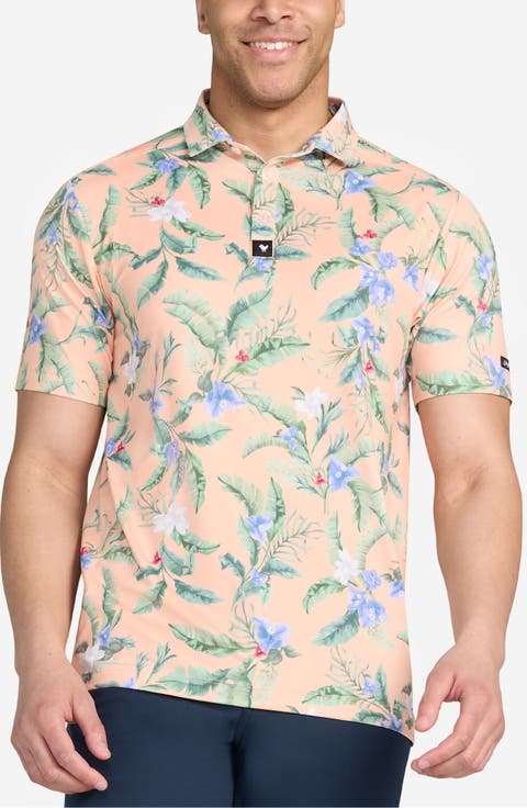 Core Paint Splatter Performance Golf Polo