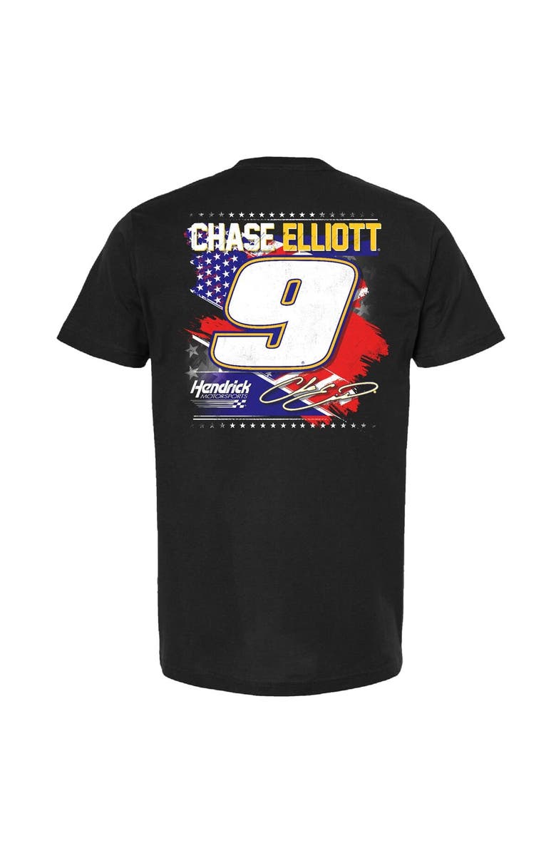 HENDRICK MOTORSPORTS TEAM COLLECTION Men's Hendrick Motorsports Team Collection Black Chase Elliott NAPA Patriotic Car T-Shirt, Alternate, color, Black