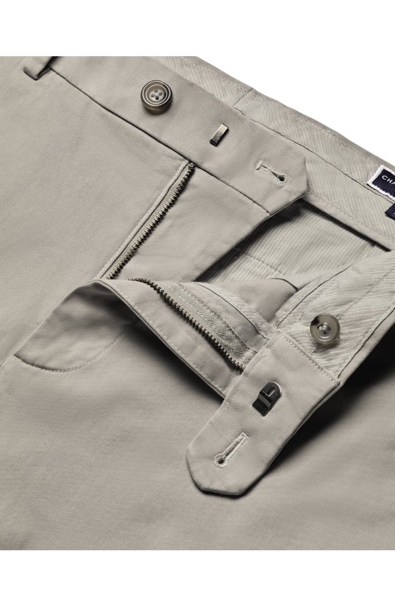 Charles Tyrwhitt Slim Fit Lightweight Chinos, Alternate, color, Silver