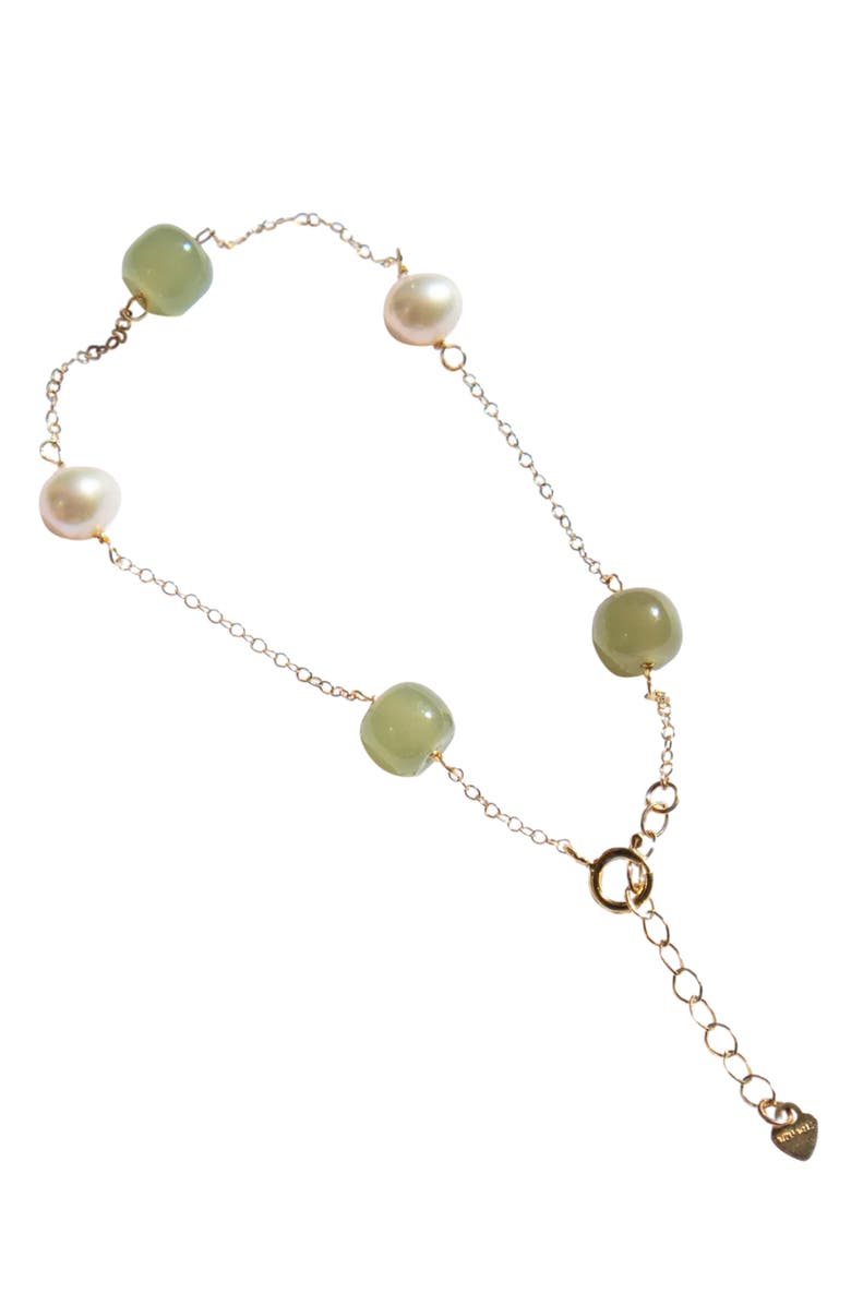 seree Olivia Jade pearl bracelet, Main, color, 