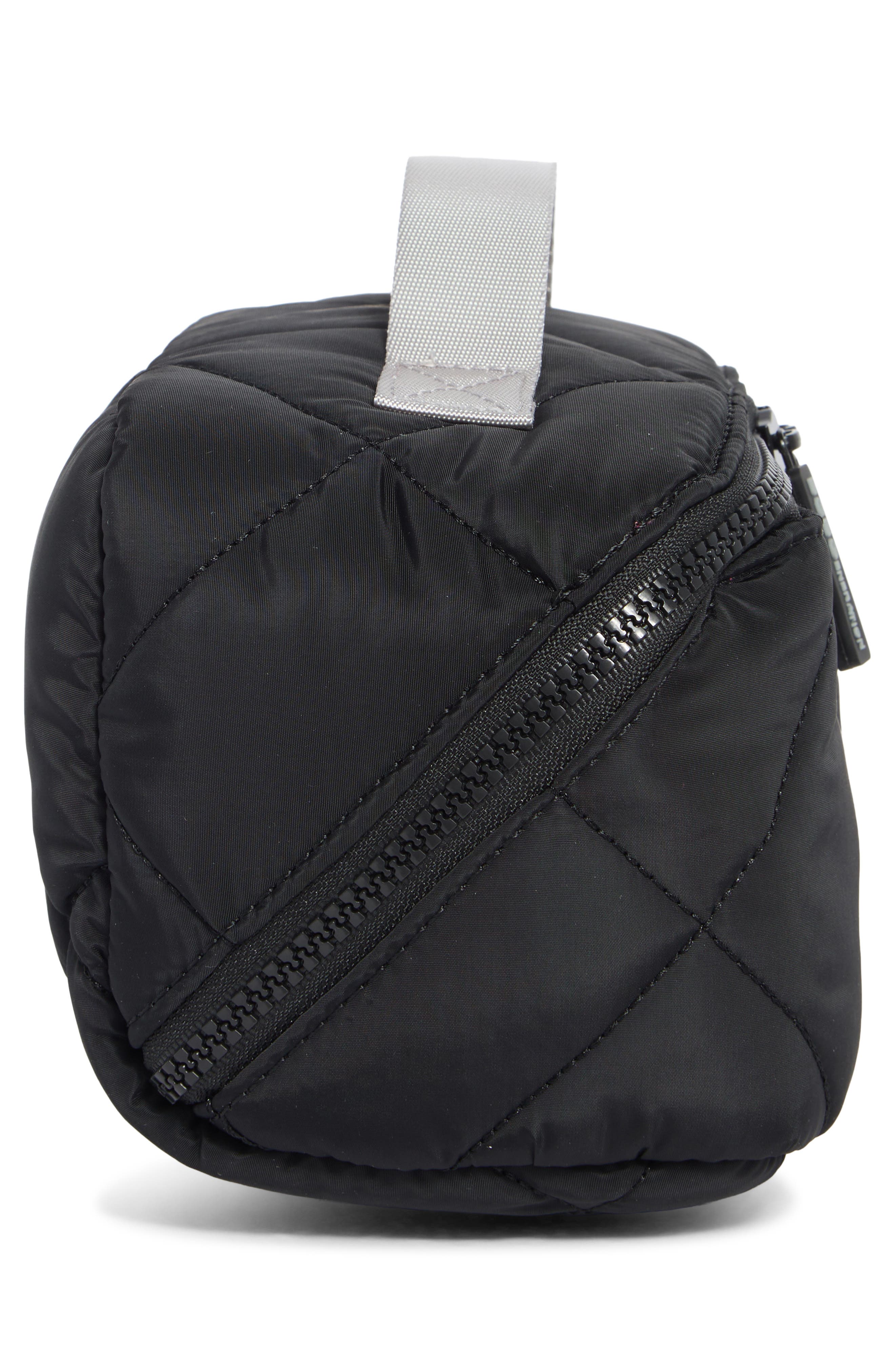 Quilted Fold Out Case, Alternate, color, BLACK