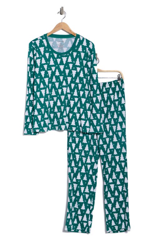 Pillow Talk Merry Trees Long Sleeve Pajamas