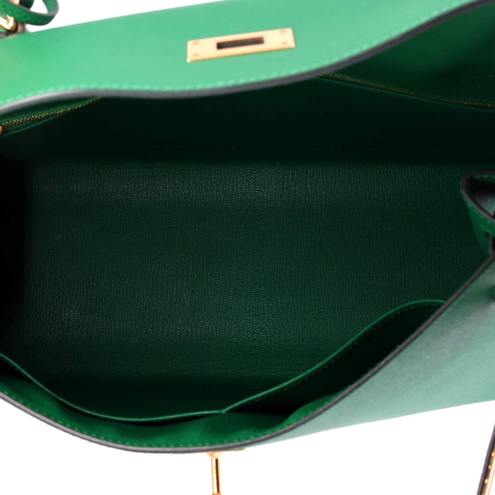 Kelly Handbag Green Epsom with Gold Hardware 32, Alternate, color, Green