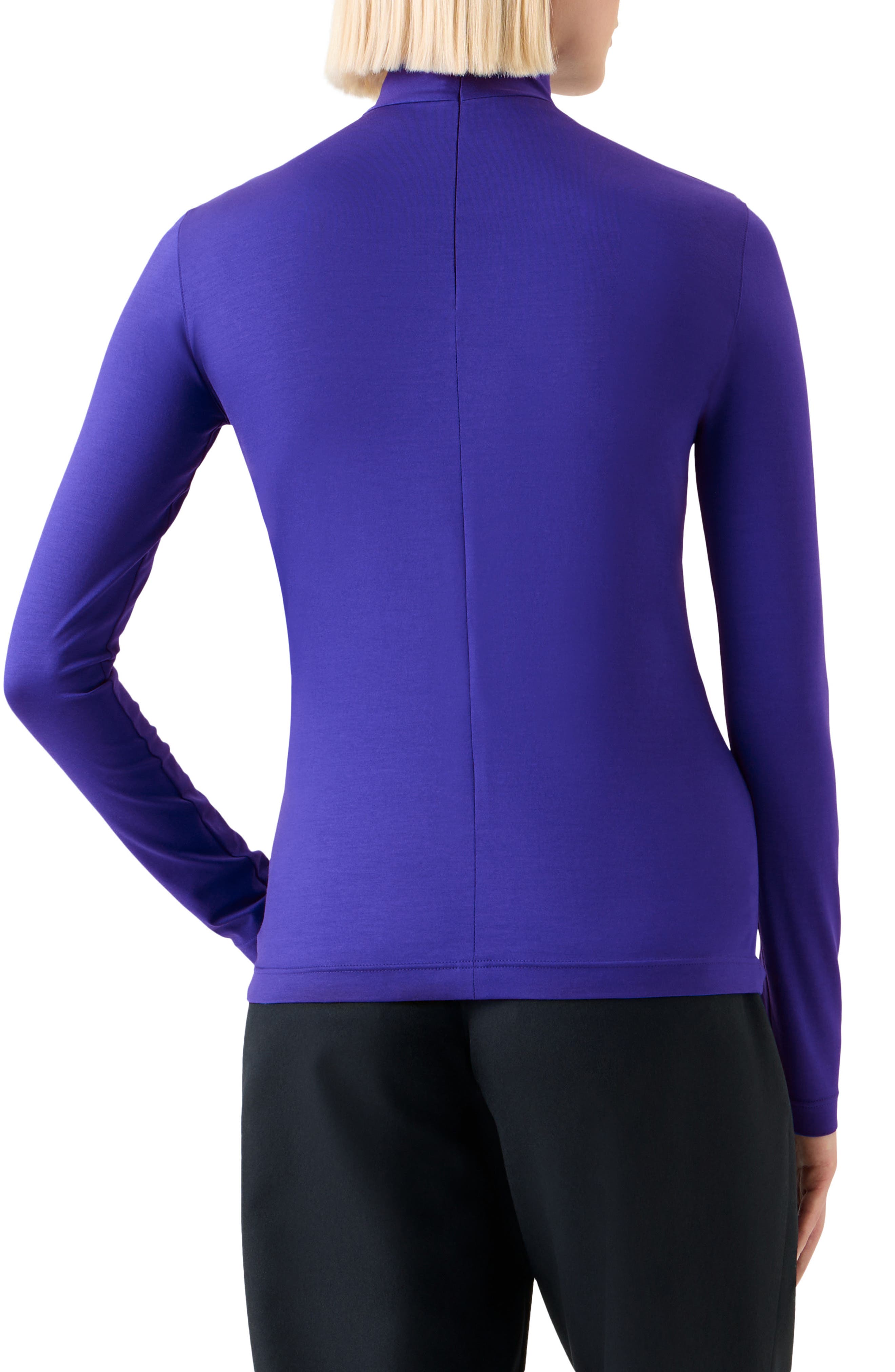 Mock Neck Long Sleeve Top - image 2