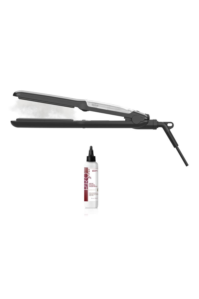PROSteamer Profssional Stem Flat Iron Set, Main, color, BLACK