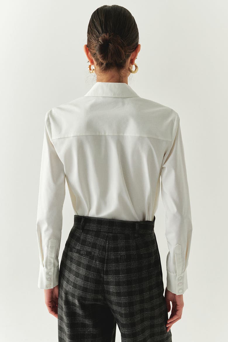 Zoya Embellished Shirt, Alternate, color, ECRU
