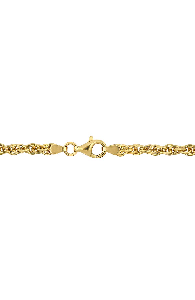 DELMAR 3.7mm Singapore Chain Necklace & Anklet Set, Alternate, color, 